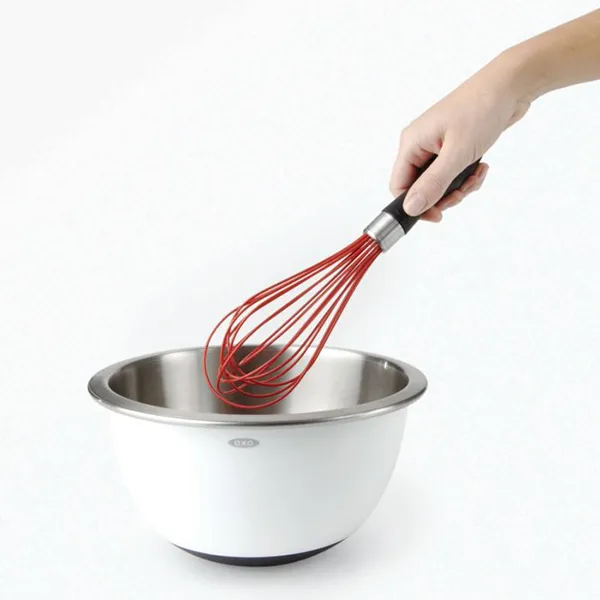 OXO Good Grips 11" Red Silicone Balloon Whisk