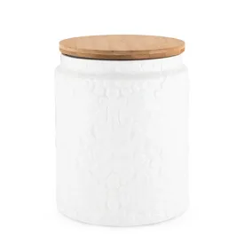 Pantry: Textured Ceramic Large Canister by Twine®