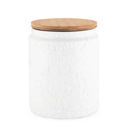 Pantry: Textured Ceramic Large Canister by Twine®