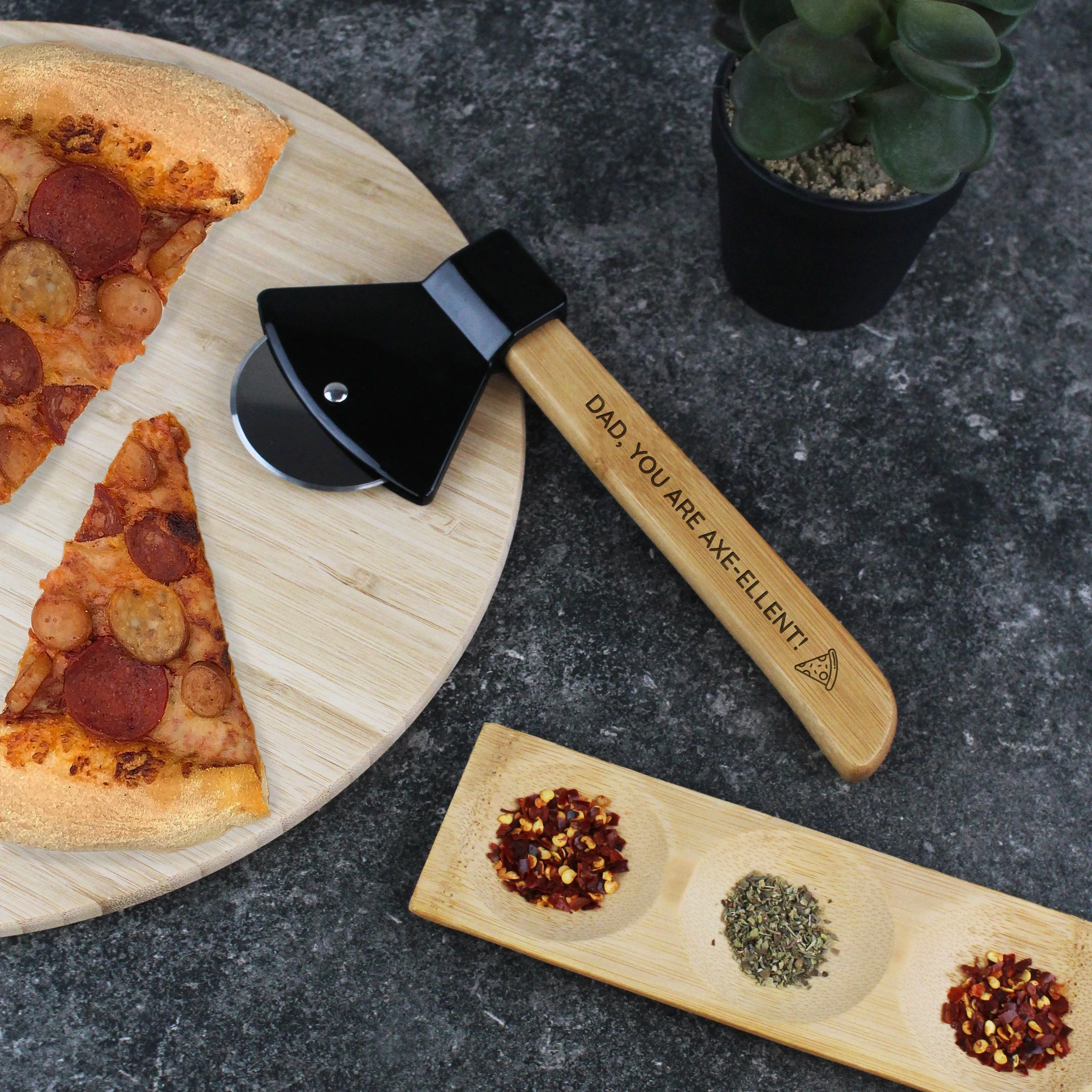 Personalised Pizza Cutter Axe