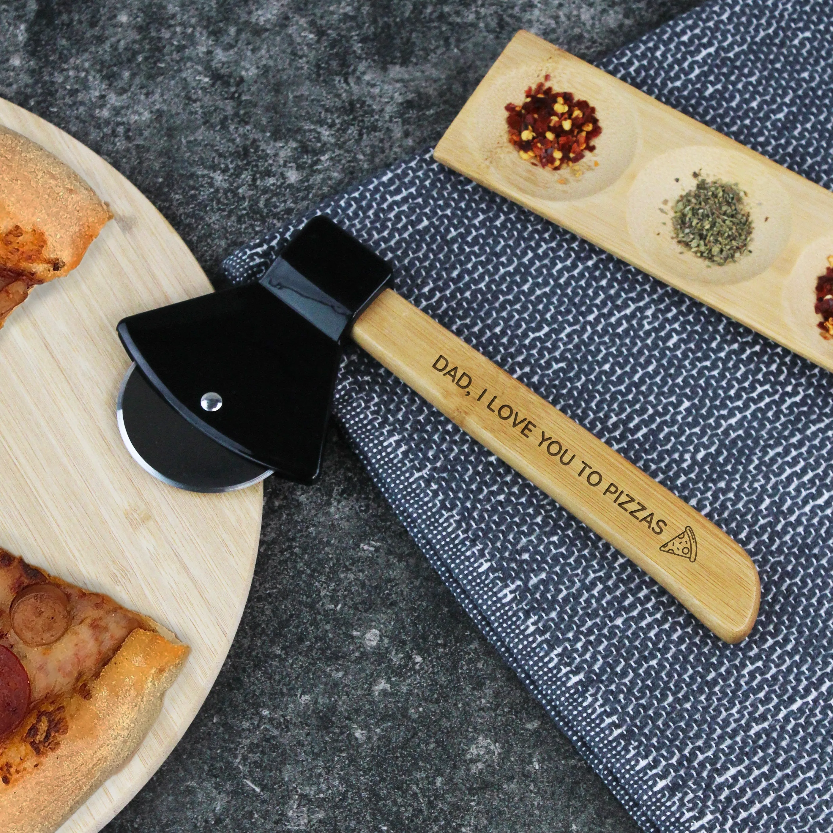 Personalised Pizza Cutter Axe