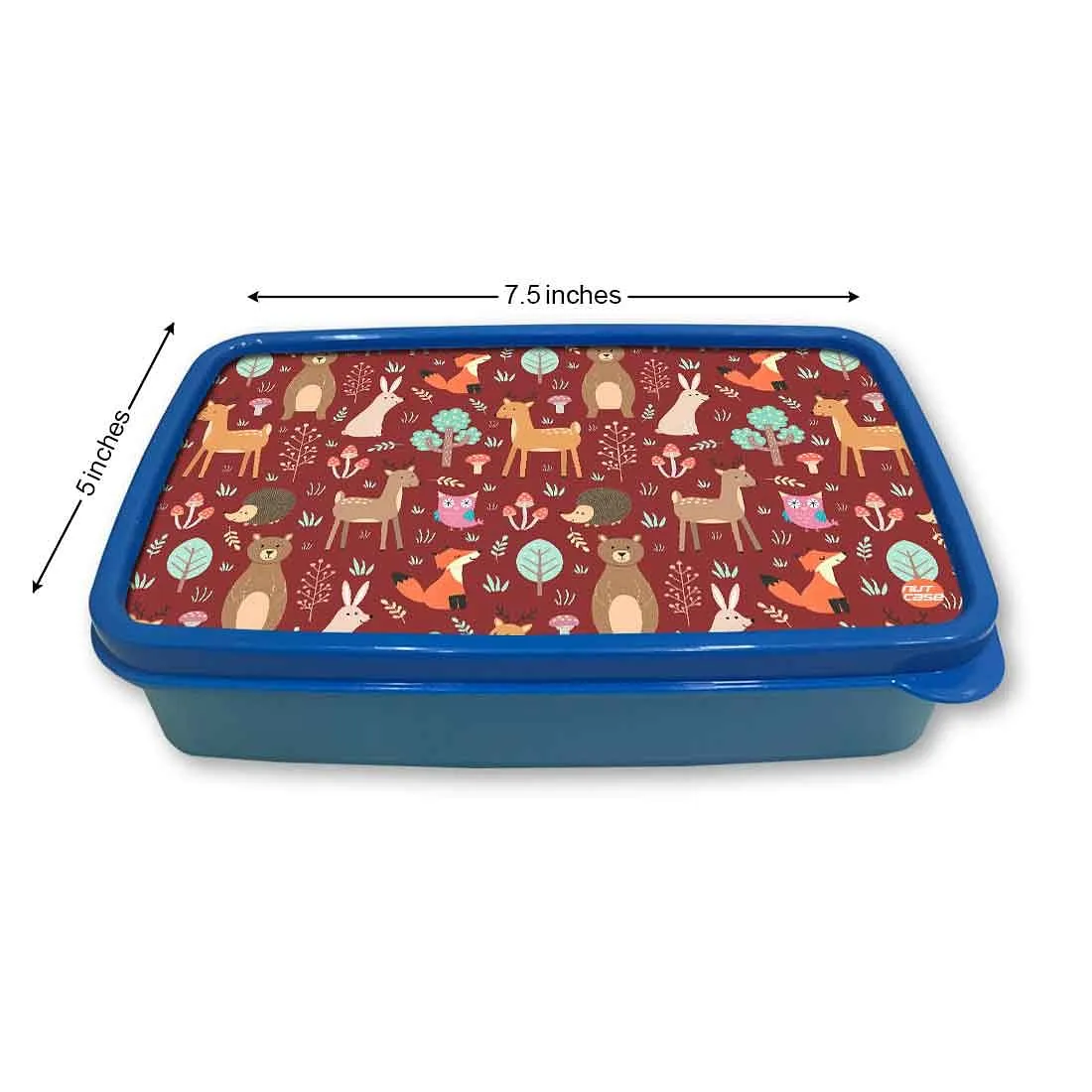 Plastic Designer Storage Box for Snacks School Boys - Animal's World