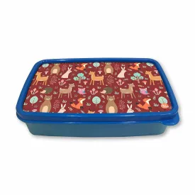 Plastic Designer Storage Box for Snacks School Boys - Animal's World