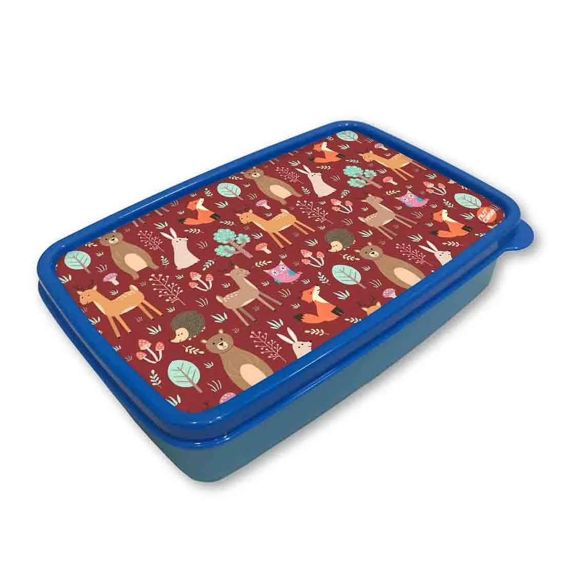 Plastic Designer Storage Box for Snacks School Boys - Animal's World