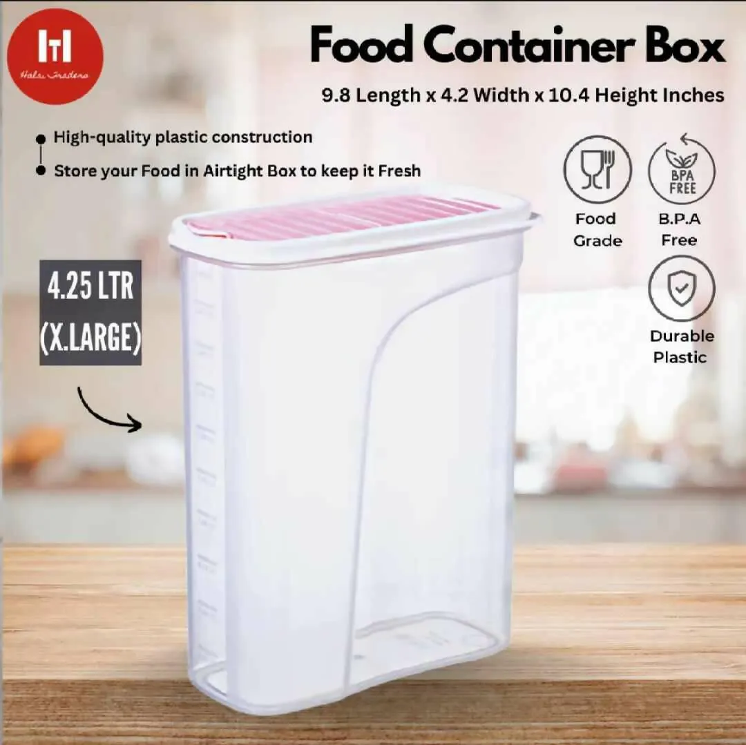 Plastic Food Storage container box 4.25ltr