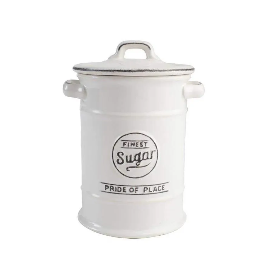 Pride Of Place Sugar Jar - White