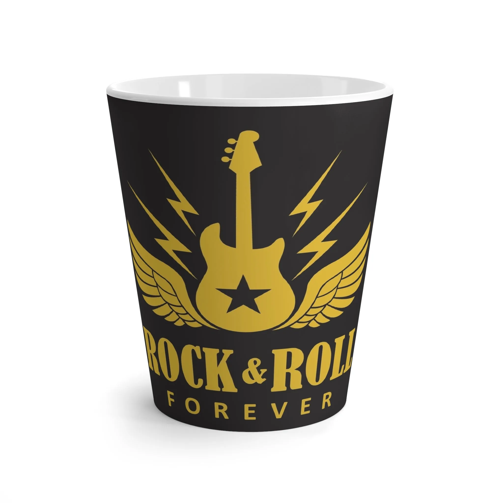 Rock And Roll Forever Latte Mug