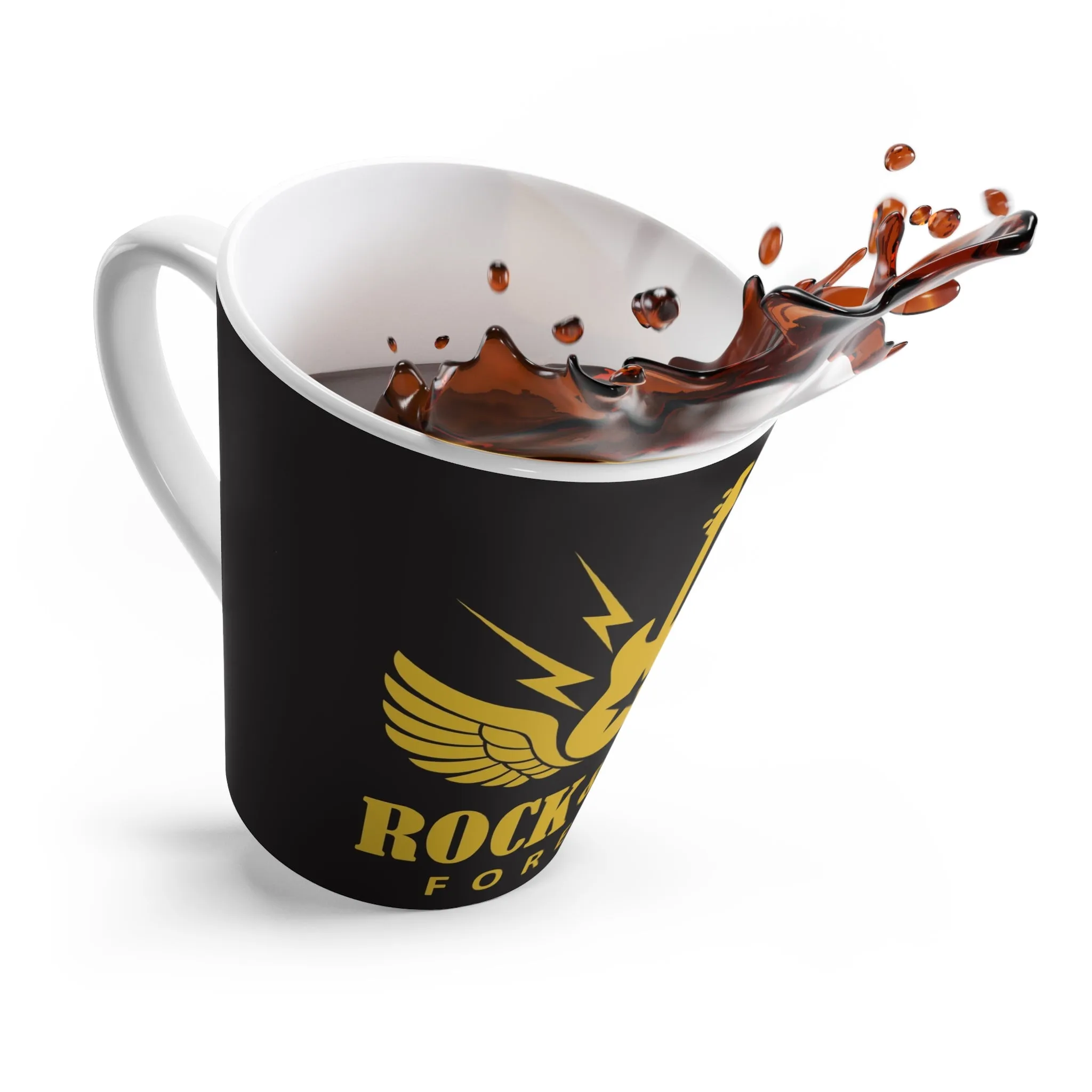 Rock And Roll Forever Latte Mug