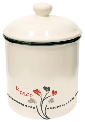 Scribbles Kitchen: Canister - Peace