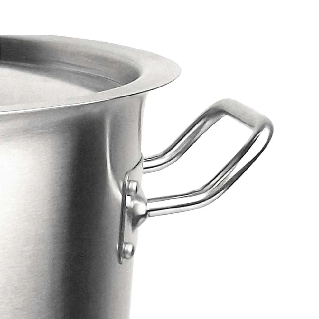 SOGA 33L 18/10 Stainless Steel Stockpot with Perforated Stock pot Basket Pasta Strainer