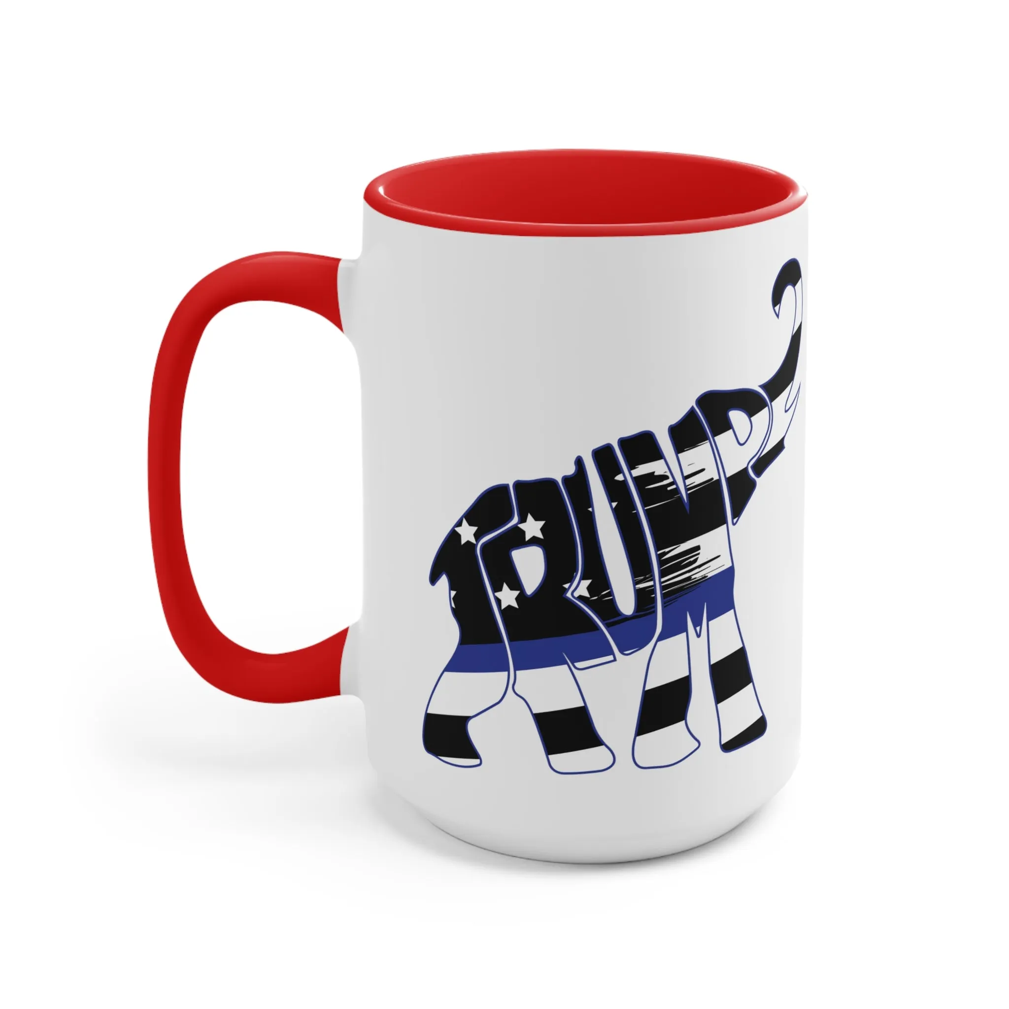 Trump-e-phant Thin Blue Line Mug (3 Colors, 2 Sizes)