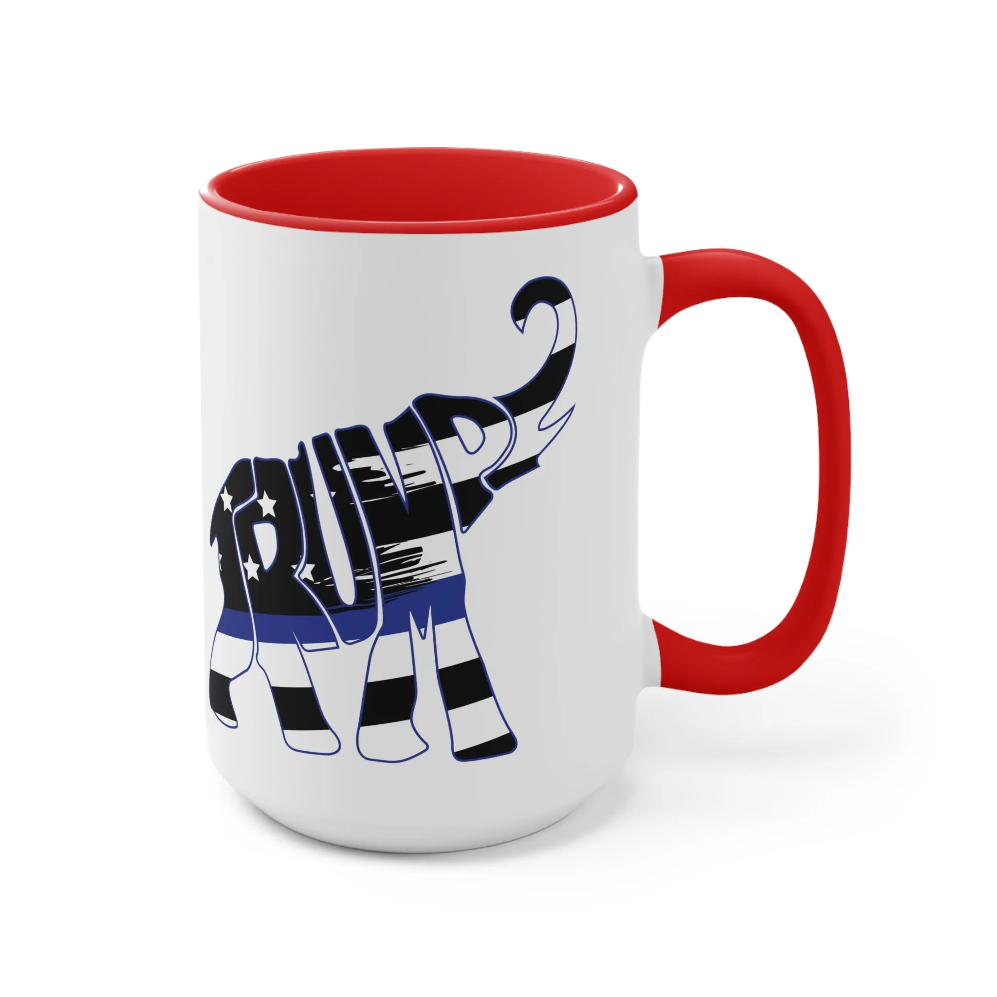 Trump-e-phant Thin Blue Line Mug (3 Colors, 2 Sizes)