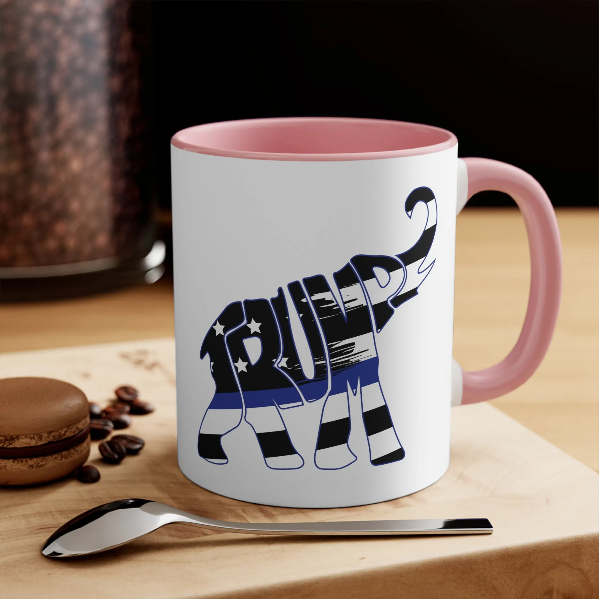 Trump-e-phant Thin Blue Line Mug (3 Colors, 2 Sizes)