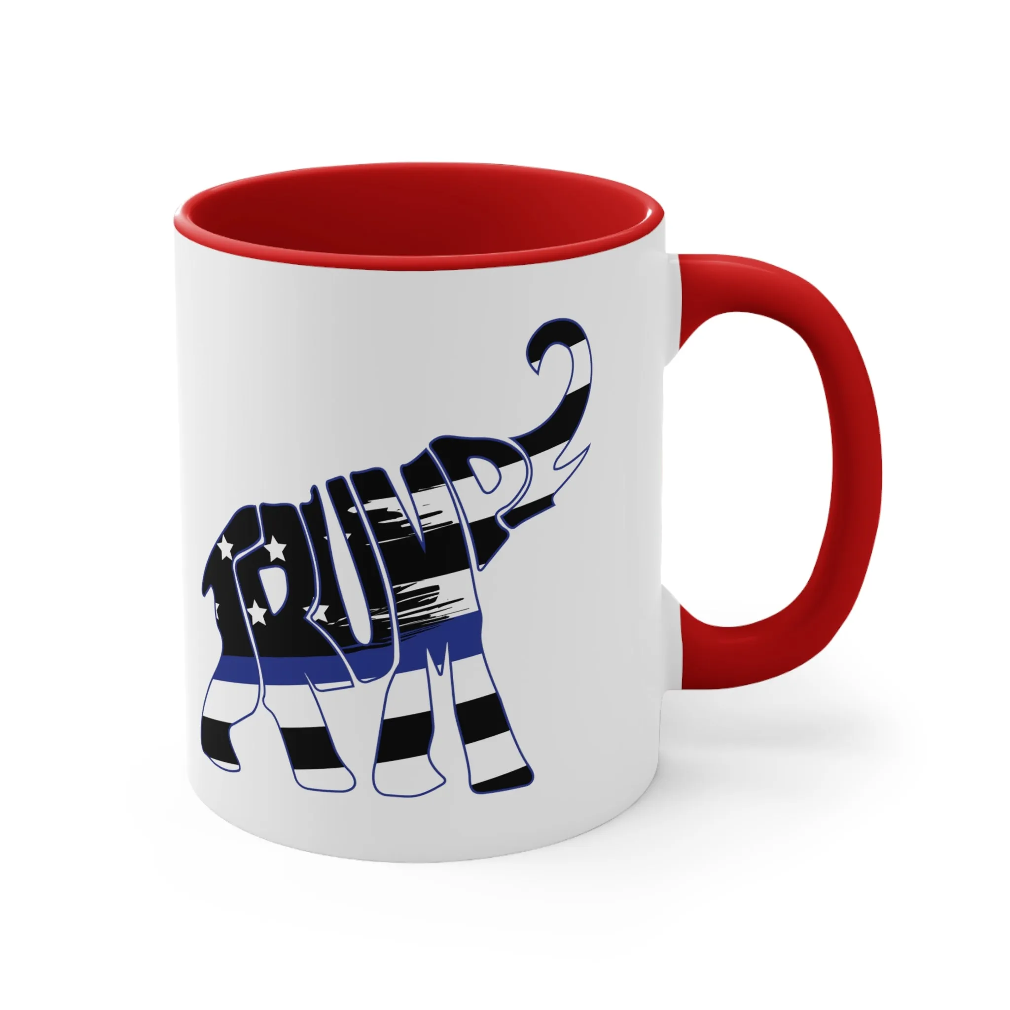 Trump-e-phant Thin Blue Line Mug (3 Colors, 2 Sizes)