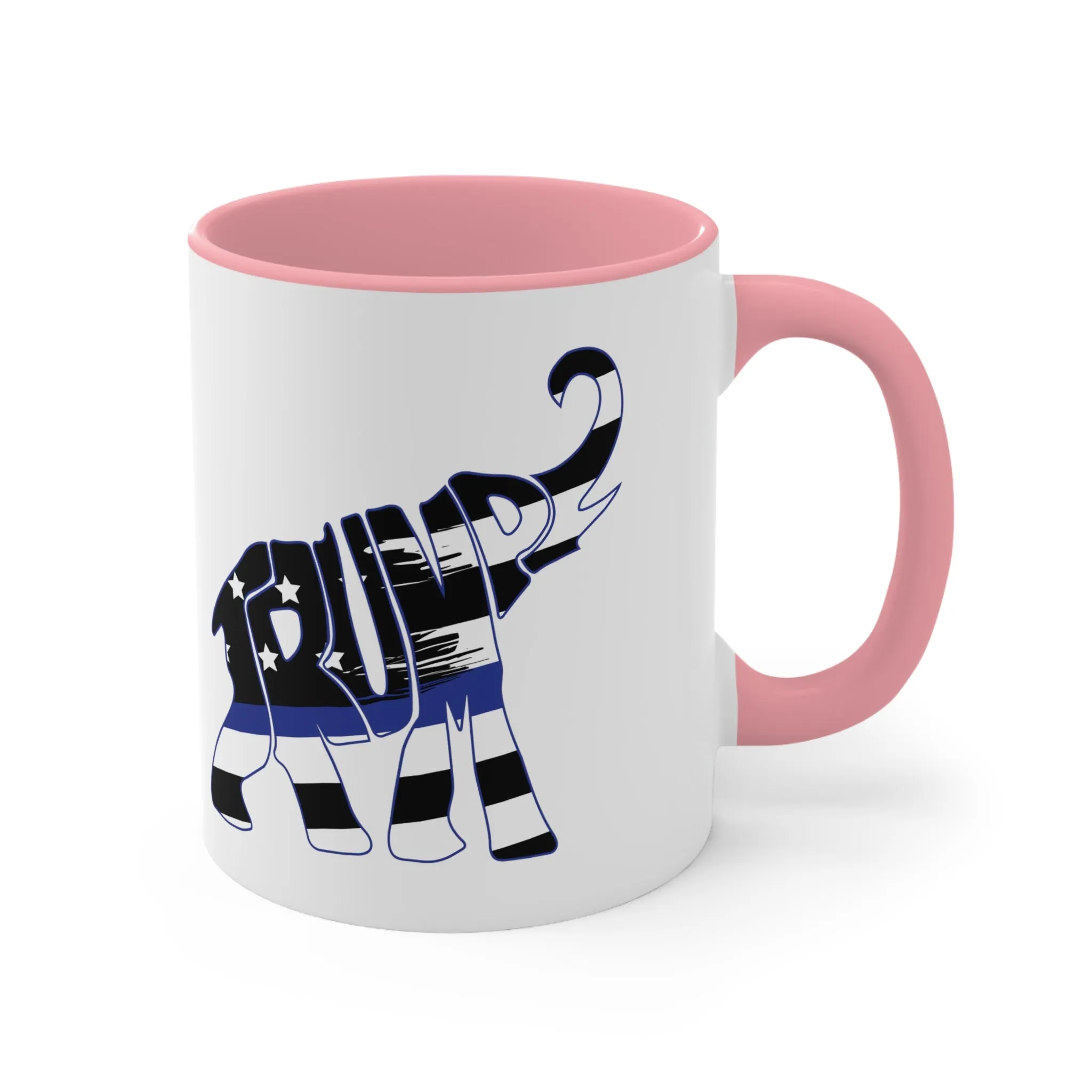 Trump-e-phant Thin Blue Line Mug (3 Colors, 2 Sizes)