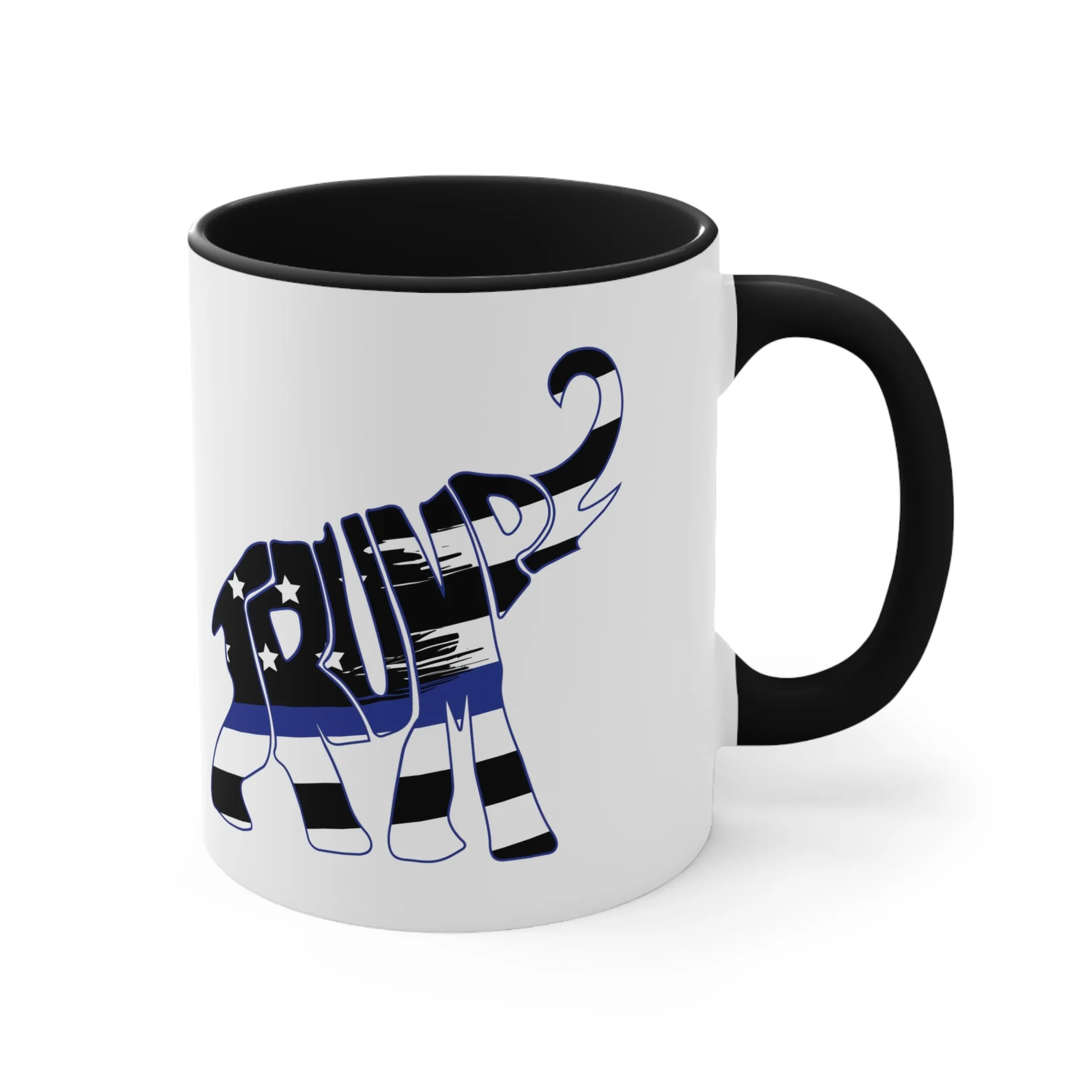 Trump-e-phant Thin Blue Line Mug (3 Colors, 2 Sizes)