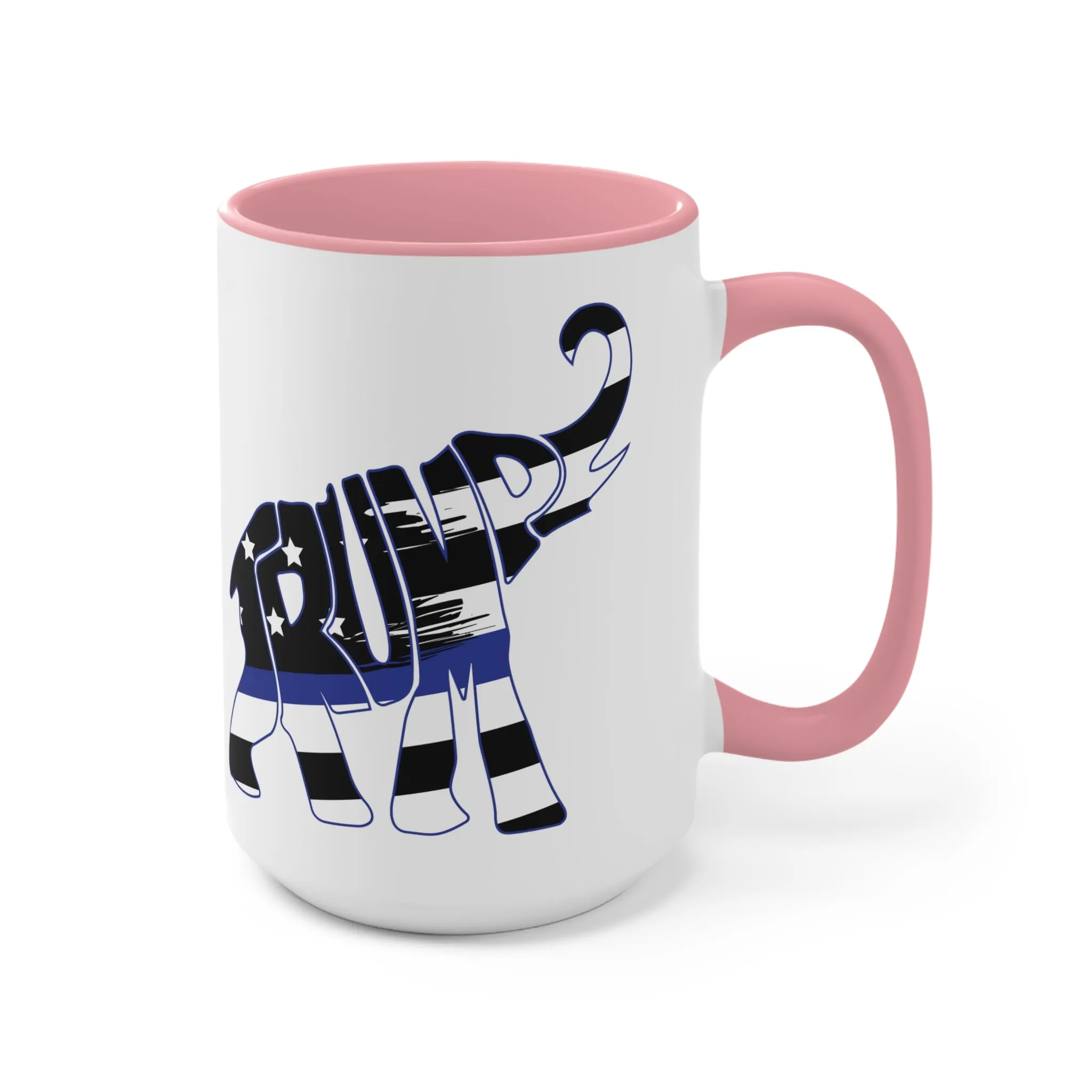 Trump-e-phant Thin Blue Line Mug (3 Colors, 2 Sizes)