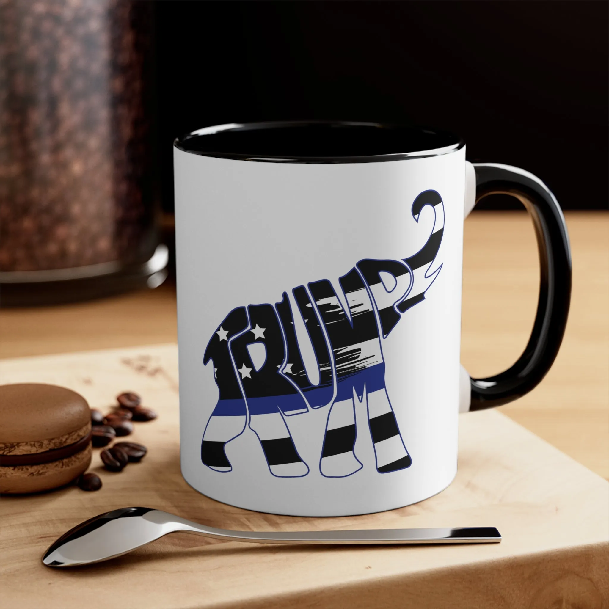 Trump-e-phant Thin Blue Line Mug (3 Colors, 2 Sizes)