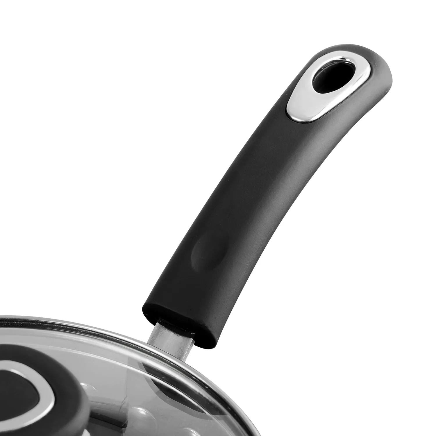 Vinod Hanos Non Stick Saucepan with Lid - 16 cm ( Induction Friendly )