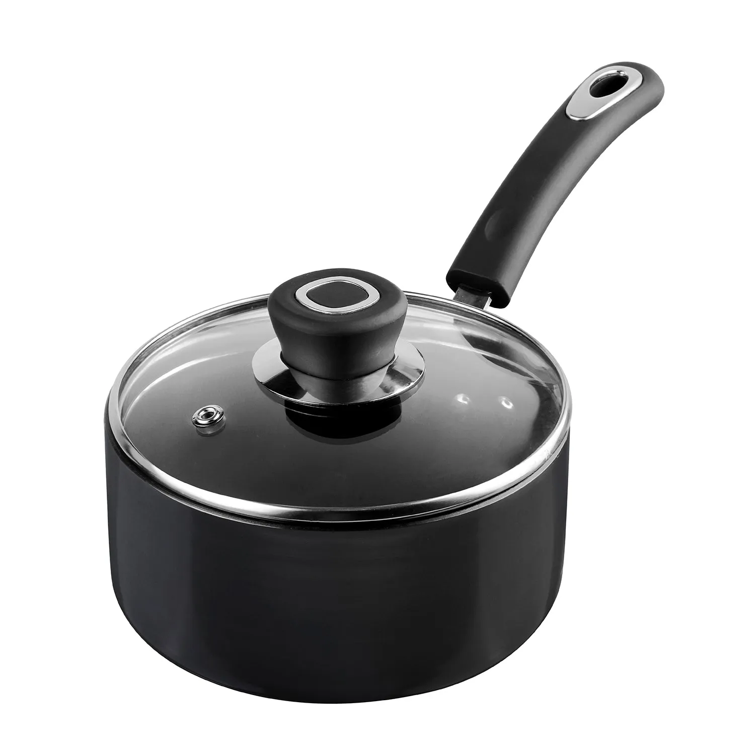 Vinod Hanos Non Stick Saucepan with Lid - 16 cm ( Induction Friendly )