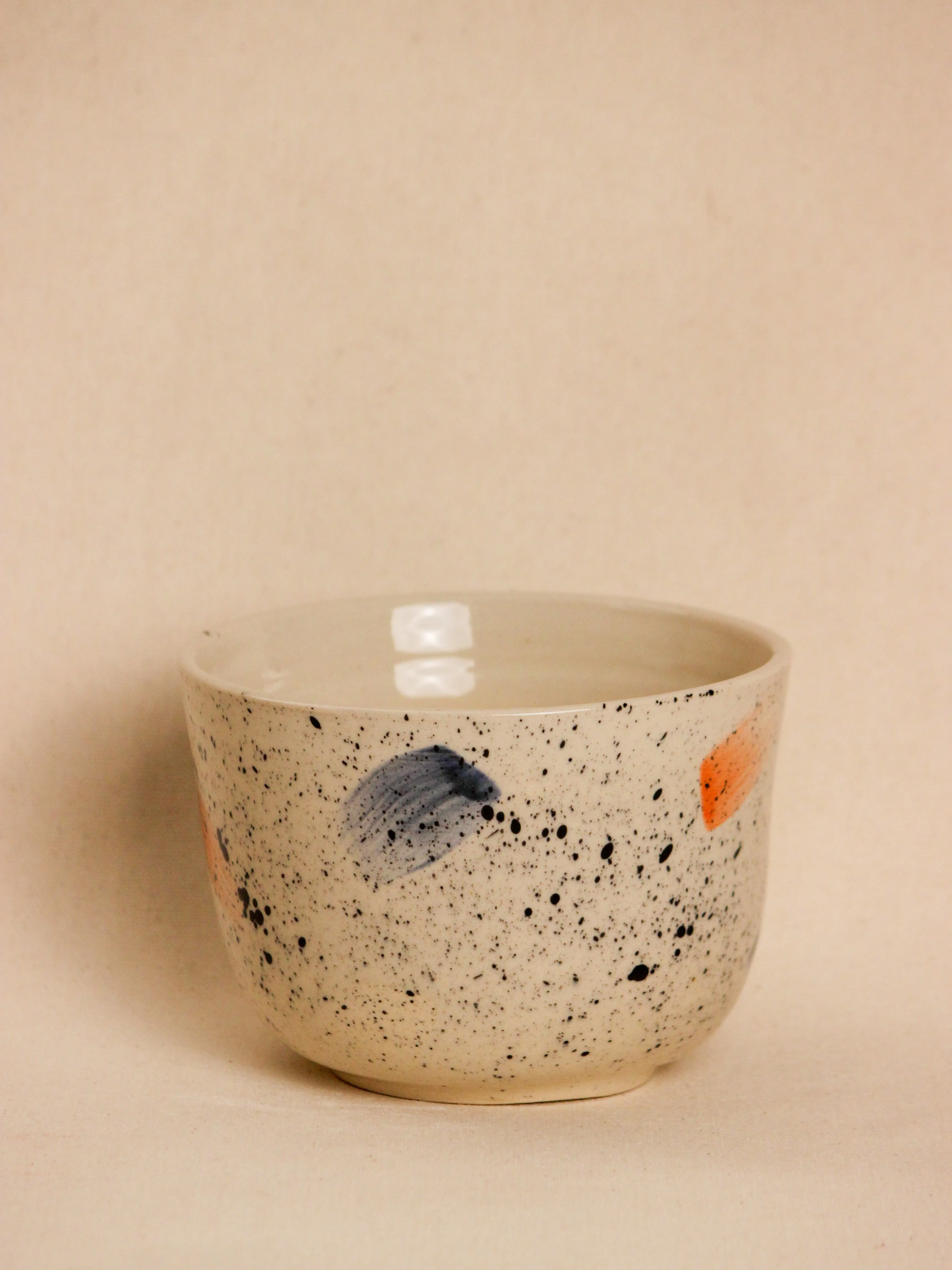 Wild Splash Hand-painted Noodle/Ramen Bowl