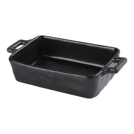 Yanco NB-912 Noble Black 70 Oz Bake Dish with Handle, China, Pack of 6